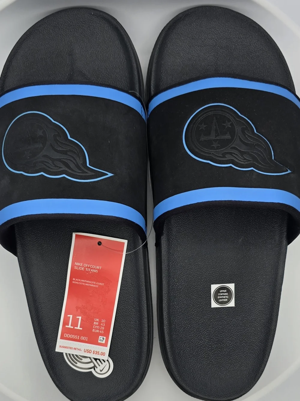 Nike Offcourt Slide - Tennessee Titans Navy/Black